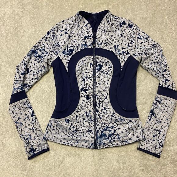 Lululemon Find Your Bliss Jacket size 6 Navy Blue - Picture 14 of 16